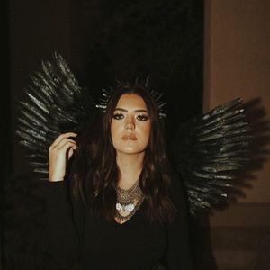 BLACK ANGEL WINGS BIRD WINGS HALLOWEEN COSTUME FALEN ANGEL BLACK WINGS